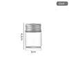 Aluminum Lid Glass Bottle for Capsules, Candy, and Incense Packaging