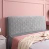 Nordic Grid Bed Headboard Cover All Inclusive Bedside Bed Head Cover Warm Soft Bed Anti-Dust Cover Thicken Head Back Protector