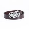 Men's Trendy Five-Star Leather Belt - European & American Celtic Classic Design
