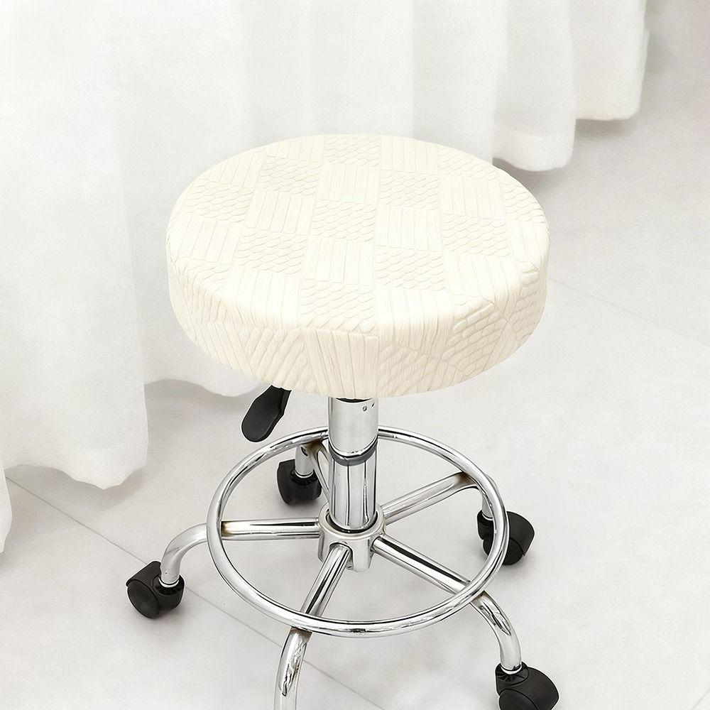 Thickened Round Chair Cover Elastic Stool Cushion Slipcover New Bar Round Stool Cover