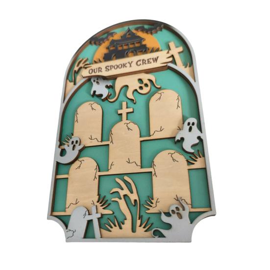 Halloween Graveyard Tombstones Prop Wooden Gravestone Halloween Figurine for Graveyard Scene DIY