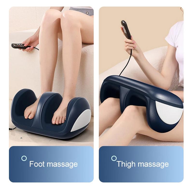 Super Big Electric Foot Massager with Heat Therapy for Plantar Fasciitis Calf Muscle Fatigue Relief and Relaxation