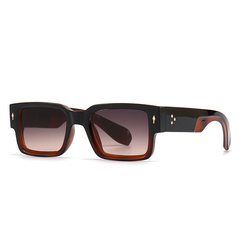 Trendy European-American Square Sunglasses for Women - Model 6035