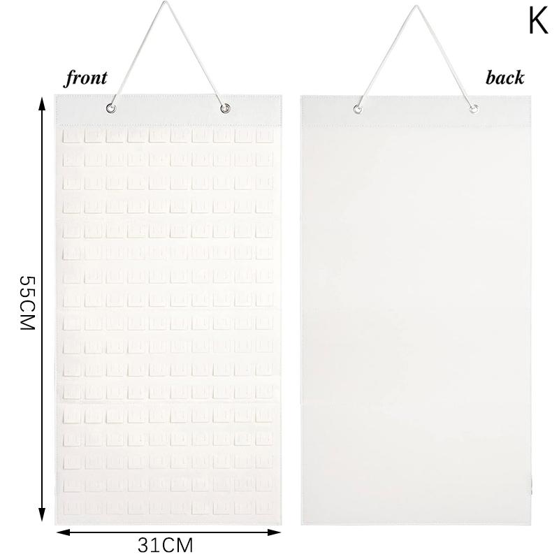 Earrings Hanging Organizer Wall Earring Holder Soft Felt Hanger For Jewelry Necklace Earring Ring Stud Display Holder
