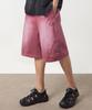 Dimiteulibeullaeg Vlad Cut-Off Applique Bermuda Sweatpants_Pigment Pink