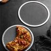 BHBD-2Pcs 9Inch Aluminum Seamless Rim Pizza Baking Screen - Perfect Crisp Enhanced Airflow 1
