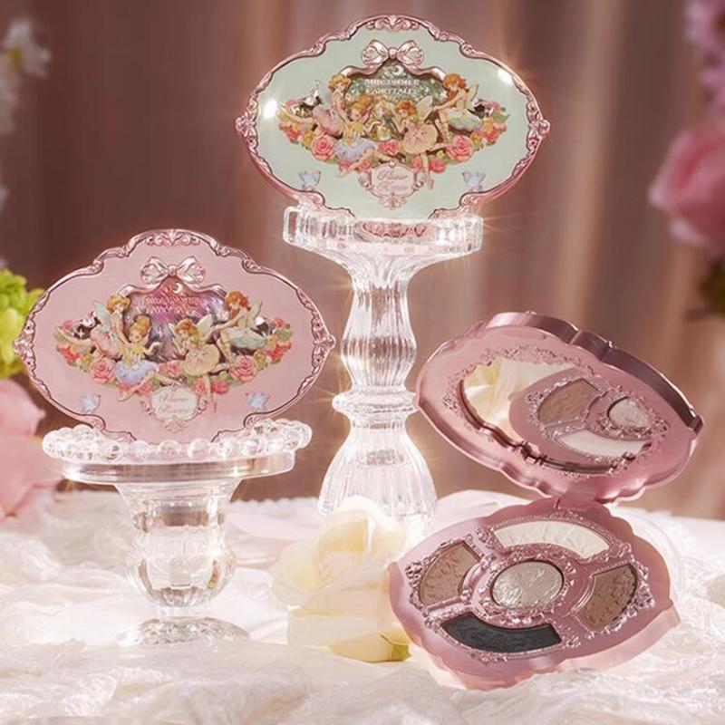 Flower Knows Set Midsummer Fairytales Make up Gift Box Eye Brow Palette Powder Blusher Eyebrow Concealer Lipgloss For Women