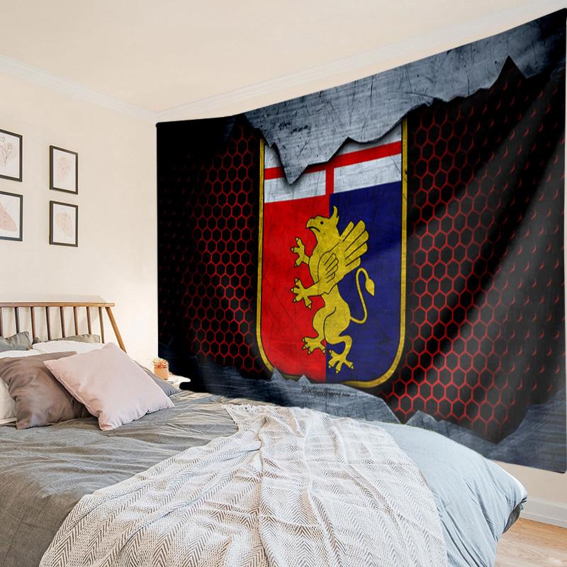 Lion Shield Genoa Tapestry, Unique Design Tapestry, Wall Decor for Bedroom,Livingroom, Playroom,Heartwarming Fan Holiday Gifts
