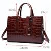 Famous Brand Ladies HandBags High Quality Crocodile Stripe Bags Designer Crossbody Shoulder Bag For Womens Tote Bag