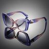 Women's Cat Eye Sunglasses - Stylish Butterfly Frame, Trendy INS Style Sun Protection, M6264