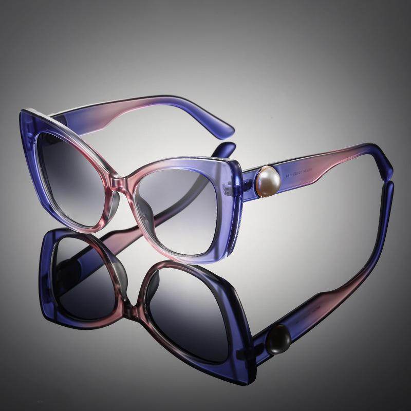 Women's Cat Eye Sunglasses - Stylish Butterfly Frame, Trendy INS Style Sun Protection, M6264