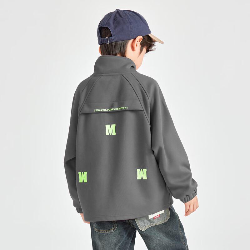 Duoduo Home Boys  Casual Stand-Collar Knit Jacket 110