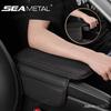 Leather Car Armrest Cushion Cover Center Console Box Pad Protector Accessories