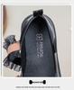 Girls' Pearl Lace Leather Mary Janes - Non-slip Soft Sole Princess Shoes for Spring/Autumn