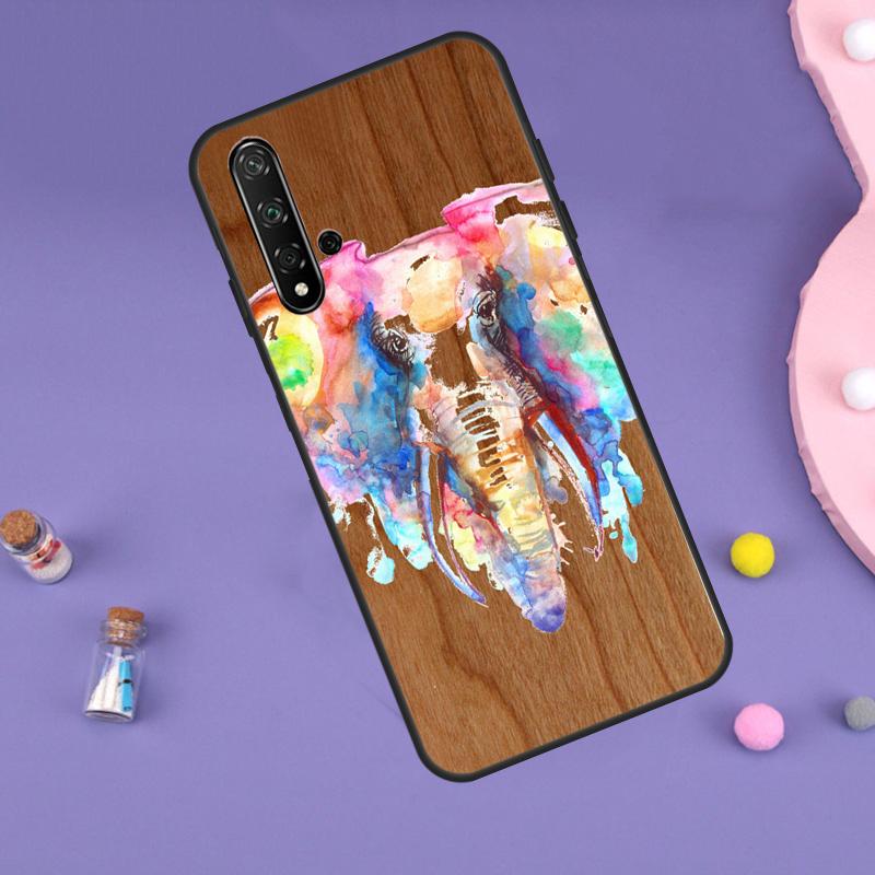 Natural Bamboo Wood Pattern Print For Huawei Nova 5T 9 10 SE 7i 8i 11i 12i Y60 Y61 Y70 Y72 Y73 Y90 Y91 P20 P40 P30 Lite Case
