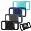 For Apple Airtag Pet Collar Holder Dog Cat Waterproof Silicone Hidden Loop GPS Finder Anti-Lost Tracker Protective Case Accessor