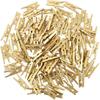 100PCS Mini Wooden Clothesp for Photos 1In Gold Mini Clothes P for Crafts Natural Texture Clips Small Clothes Pin Tiny Decorative Clothesp for Baby