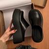 Moda 2024 Wiosna Damskie Kapcie Buty Moda Okrągły Nosek Płytkie Wsuwane Damskie Muły Buty Outdoor Platforma Płaskie Buty