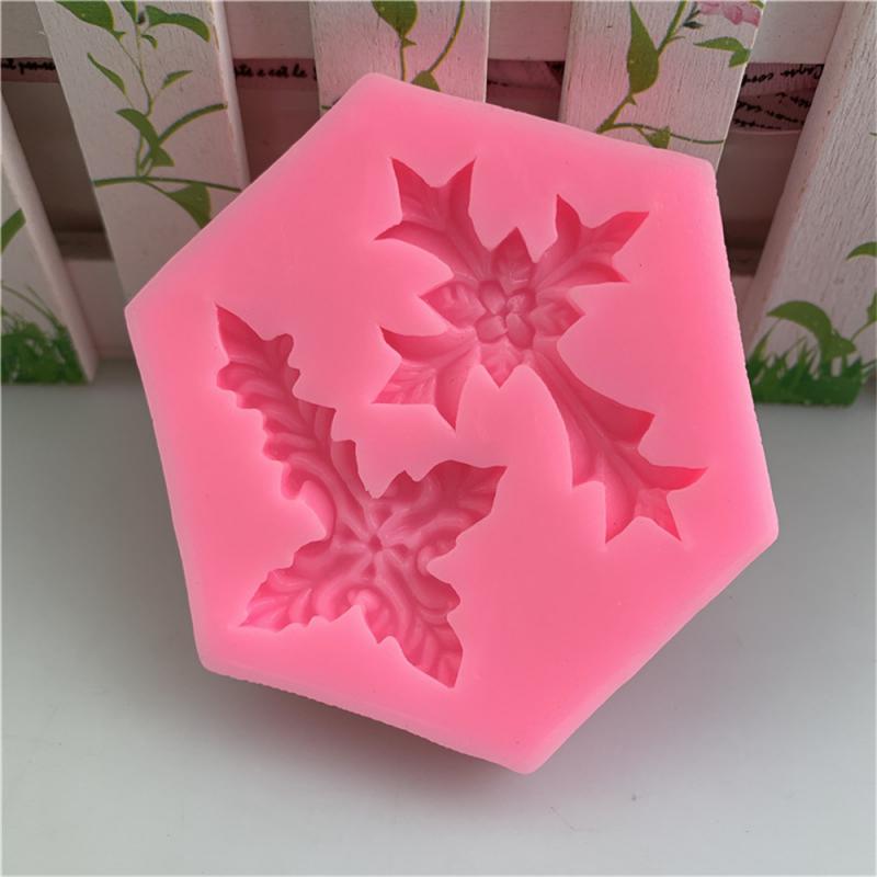Silicone Cake Molds 2 Gothic Flower Cross Chocolate Baking Tools Resin Art Decoration Handmade DIY Multifunctional Molds