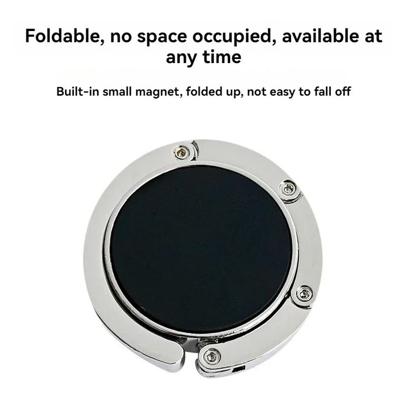 1-20PCS Handbag Hooks Folding Metal Table Bag Holders Portable Purse Hanger Unique Parts Accessories Multipurpose Non-Slip Hooks