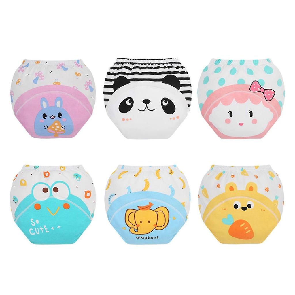 Baby Potty Training Underwear 6-layer Gauze Super Absorbent 3d Stereoscopic Cutting Cotton Pants For