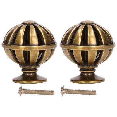 2er-Set Schrankknopf Vogelkäfig Hohl Schrank Schubladenknopf Zinklegierung Garderobenknopf für Heimdekoration366 Vogelkäfig Bronze