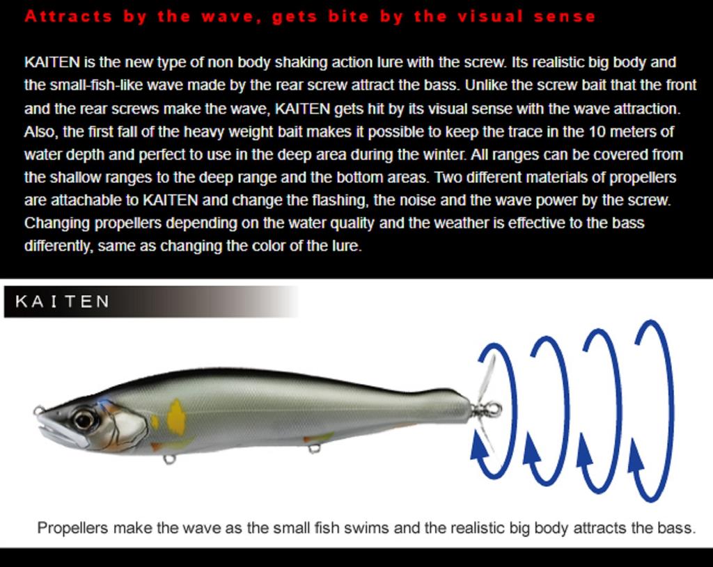 Gan Craft Kaiten 148 NS Cruise Bait Sinking Lure 11 (4153)