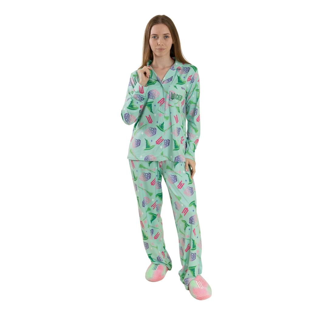Wicked Womens/Ladies Character Long Pyjama Set