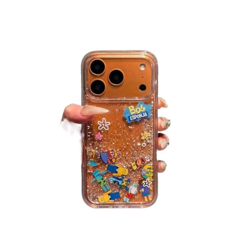 Transparent Glitter Quicksand Beechburg 13 for iPhone17promax Apple 16 Mobile Phone Case 15 Explosion 14pm
