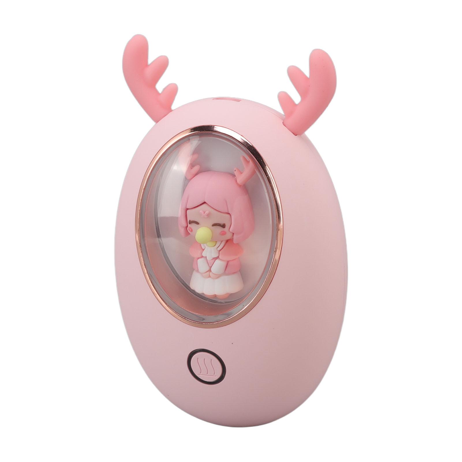 

Rechargeable Hand Warmer USB 3000mAh Portable Electric Hand Warmer Power Bank Men Women Winter Gifts for Outdoor Sports розовый