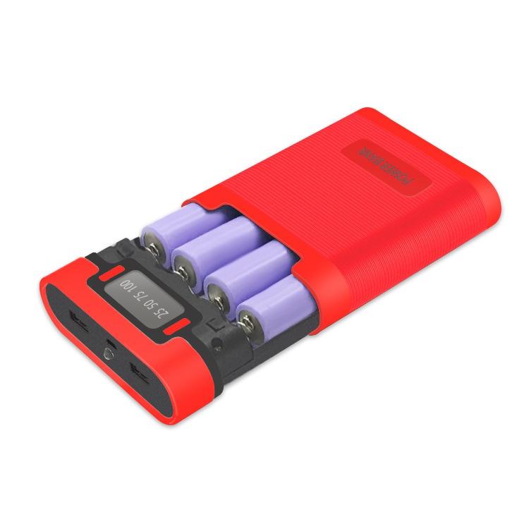 1PC 5V 2/4 Slots 10000mAh 18650 Battery Box Case DIY Power Bank Charger Shell Charging Case For 2/4x18650 Li-ion Batteries