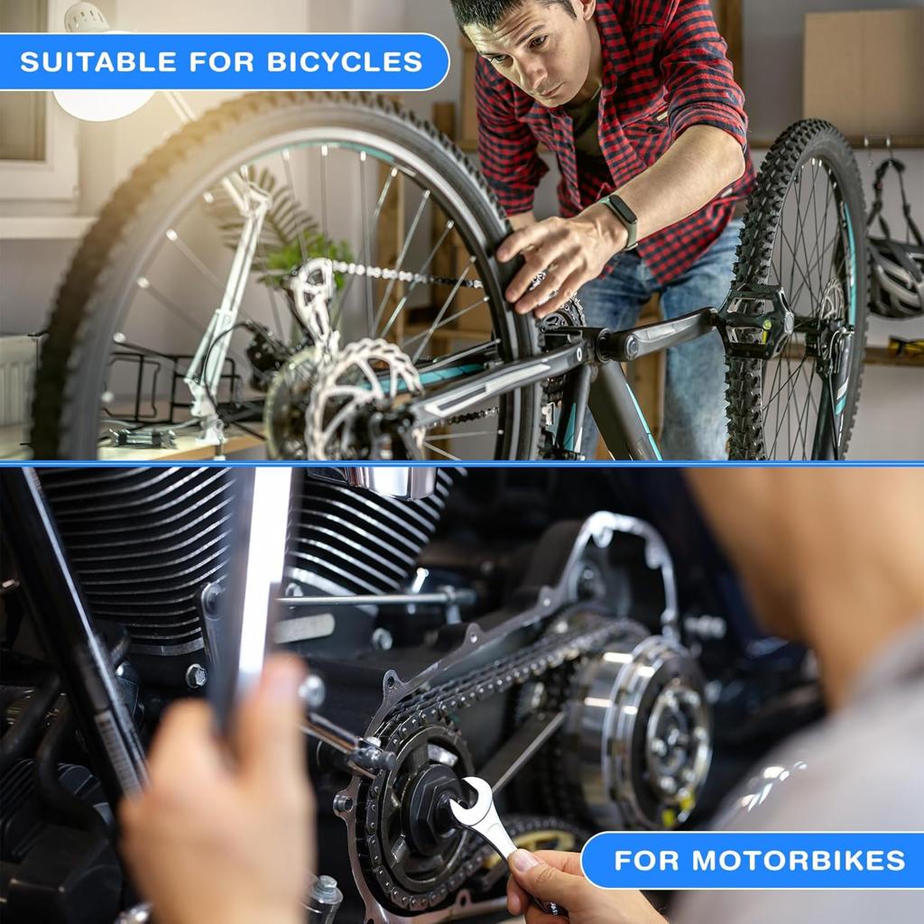 8 Pcs 420 Chain Master Links, Motorcycle Chain Connector, Master Link Replacement For 50Cc-125Cc ATV Quad 4 Wheeler Pocket Bike