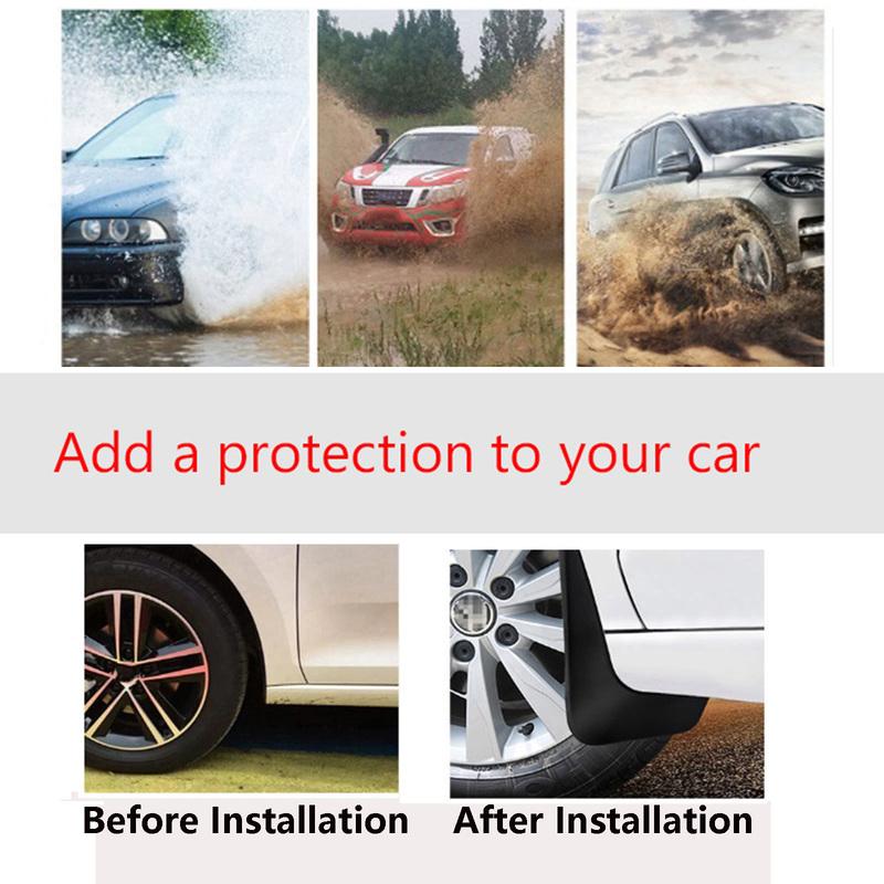 4Pcs For Honda Pilot Splash Guards Durable Mud Flaps Set Front Rear Car Mudguards Fenders Protection Accessories for -2025