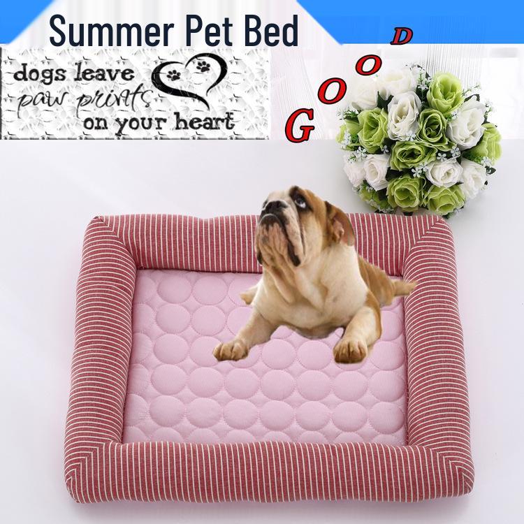 Cooling Ice Silk Mat Cat & Dog Bed for Summer