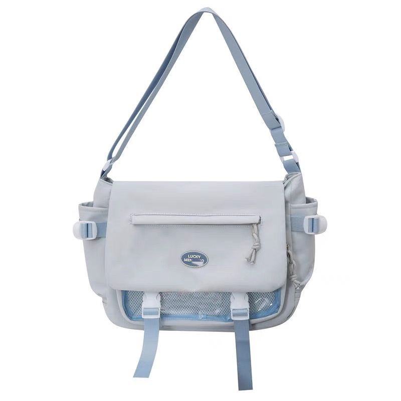 Daily Transparent Shoulder Crossbody Versatile Bar Secondary Campus College Style Pain Bag
