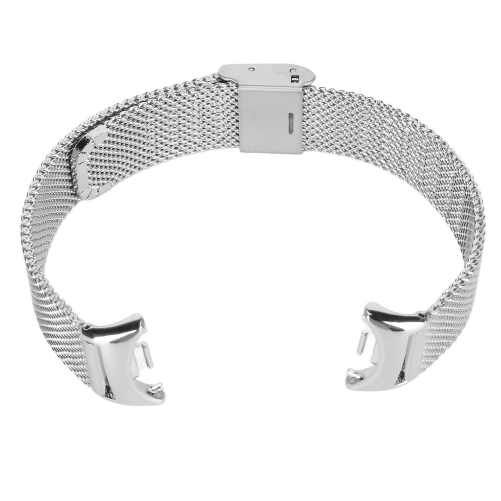 Adjustable Replacement Watch Strap Breathable Folding Clasp Quick Release Stainless Steel Watch Band for Mi Band 8