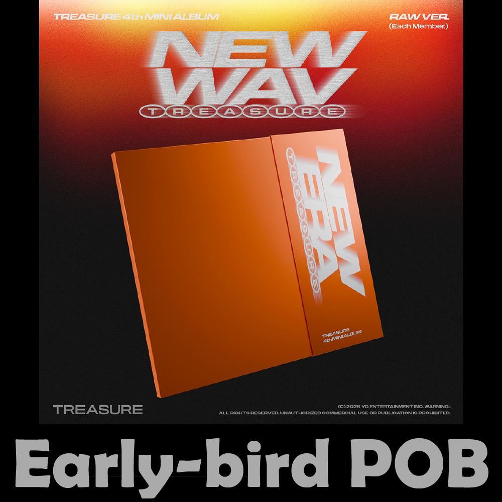

Предзаказ 4-го мини-альбома TREASURE NEW WAV (RAW версия). НАБОР И РАННЯЯ ПТАШКА POB