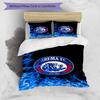 Arema Football Club Printed Pattern Duvet Cover Set – Includes 1 Duvet Cover and 2 Matching Pillowcases Bedroom Decor Christmas Gifts