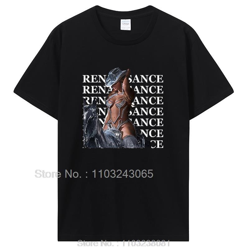 Singer New Album Beyonce Renaissance TShirt Tee For Fans Unisex Unisex Cotton Tshirt Fashion Tops Casual Streetwear