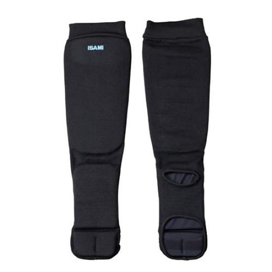 ISAMI Total Leg Guard F Black Karate Foot Support (32-39cm, 56cm)