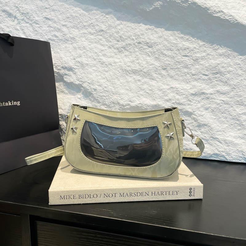 

Женская нишевая дизайнерская универсальная сумка-мессенджер на плечо ins 2025 лето новая мода в этом году популярная маленькая квадратная сумка зелёный