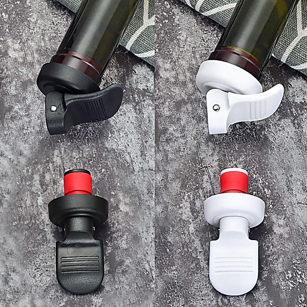 Wine Bottle Stopper Bar Hand Press Sealing Stop Cap Beers Cork Plug Seal Lids Bar Accessories