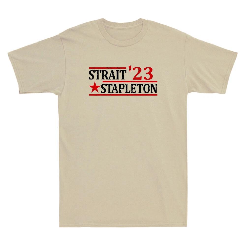 Stapleton Strait 23 Shirt Retro Country Cowboy Western Vintage Men s T-Shirt Tee S
