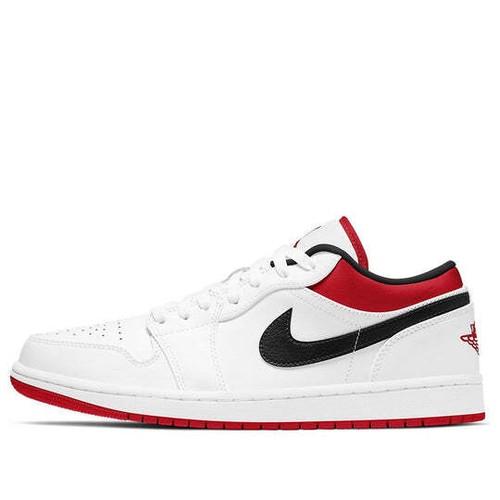 

Air Jordan 1 Low White University Red Men s Low- top 553558-118 EU 41 різнокольоровий