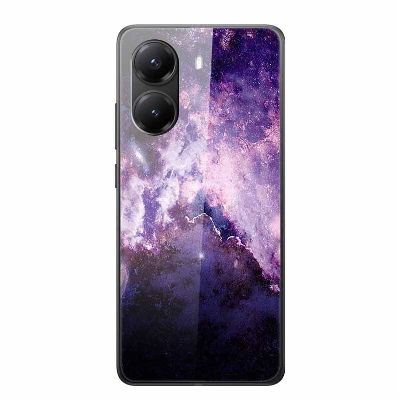 Tempered Glass Case For Xiaomi Poco X7 Pro Case Hard Glass Back Cover Soft TPU Bumper For Redmi Turbo 4 Phone Case X7Pro Turbo4