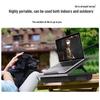 Black Folding Laptop Desk - Portable Bed & Office Table