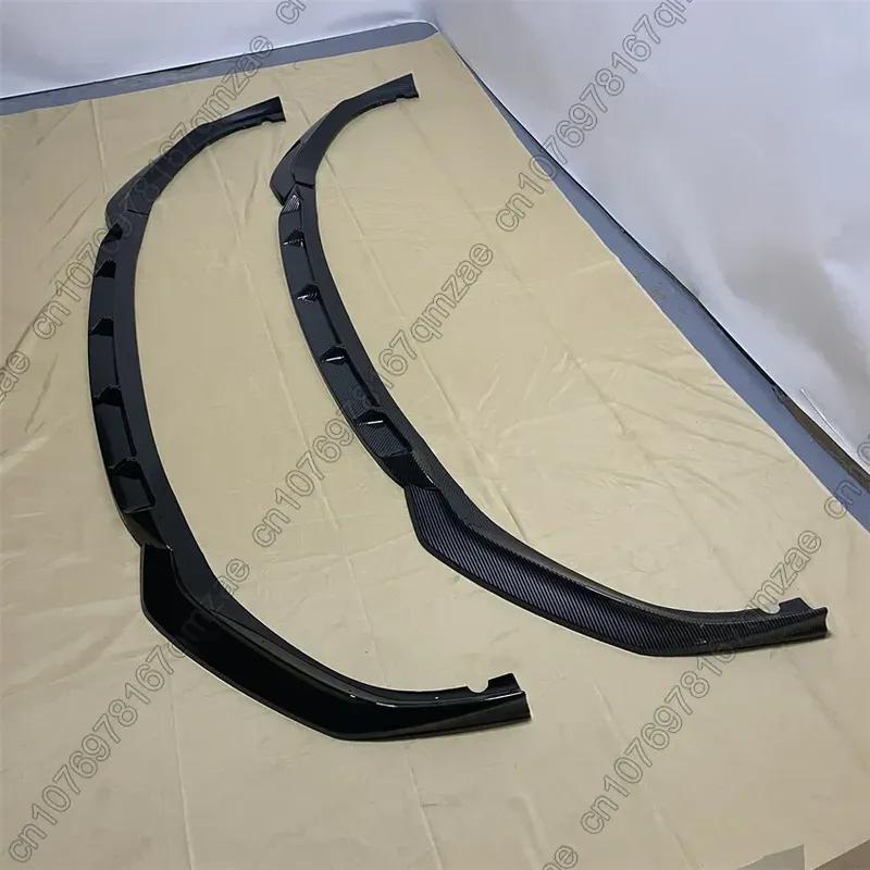 Für BMW 5 G30 G31 525i 530i 530d 540i M 2017-2020 Auto Frontstoßstange Lippe Kinnschutz Diffusor Abdeckung Deflektor Karosserie-Kits Glanzschwarz