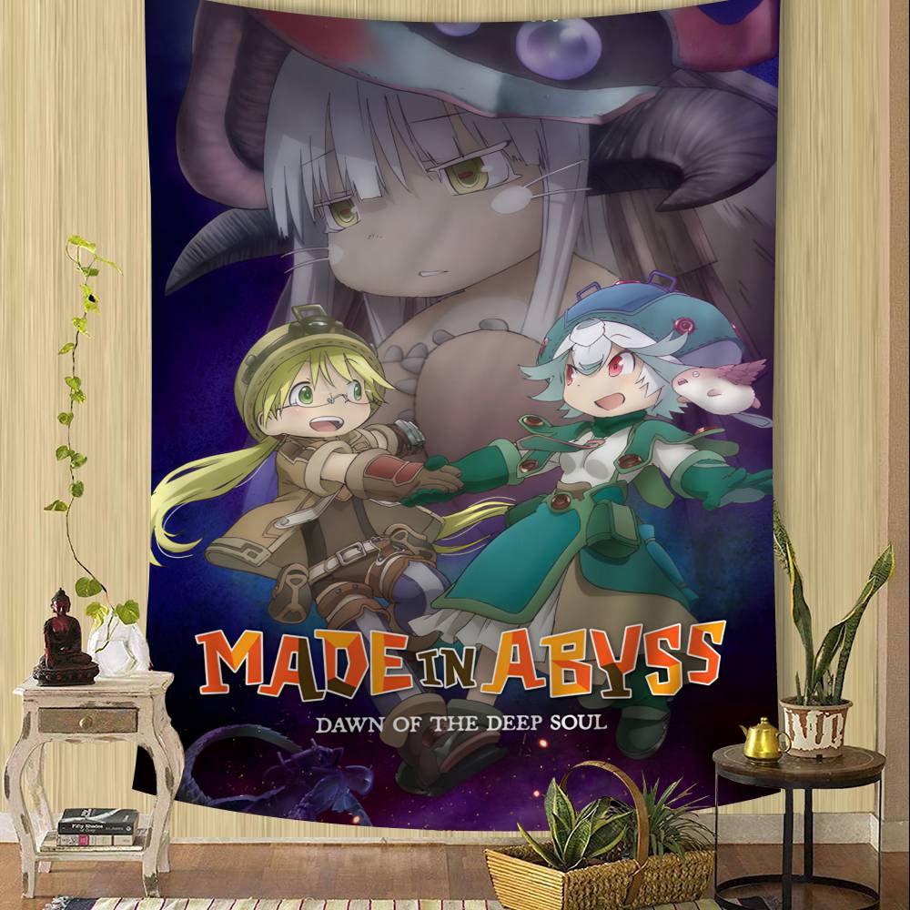 Made In Abyss Movie Anime Tapestry For Living Room Home Dorm Decor Home Decor