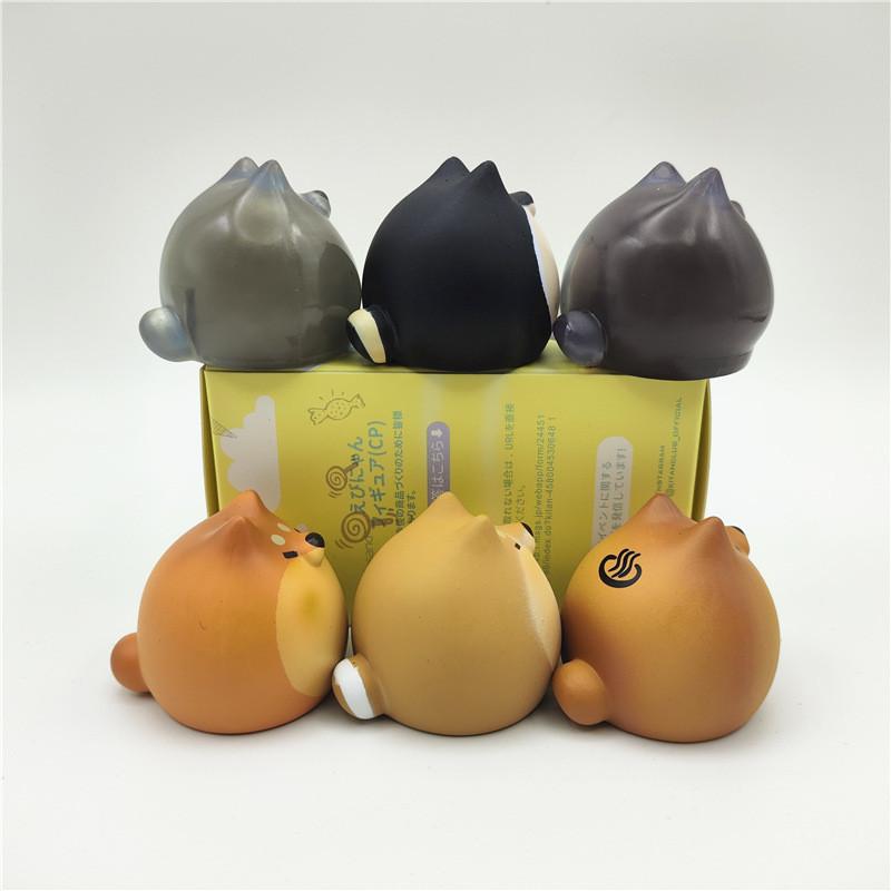 Adorable Pvc Shiba Inu Dumpling Figures Collectible Blind Box Cute Dog Figurines