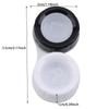 10 grids Contact Lens Box Holder Portable Small Lovely Clear Eyewear Bag Container Contact Lenses Soak Storage Case